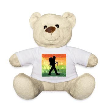 mountain peaks, nature, mountain hiking, hiking, hiking - Teddy Bear - white - Front