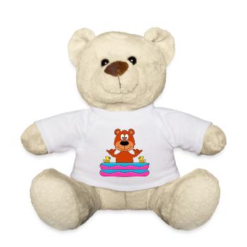 SHAKA - POOL - PLANSCHBECKEN - TEDDY - BÄR - BABY - Teddy - Weiß - Vorne