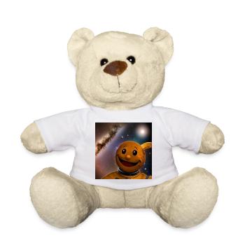 Lächelnder Astro Kosmosfreund - Teddy - Weiß - Vorne