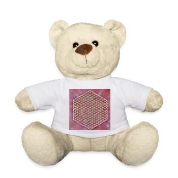 Magdalene - Flower of Life - 8th Dimension - Teddy Bear - white - Front