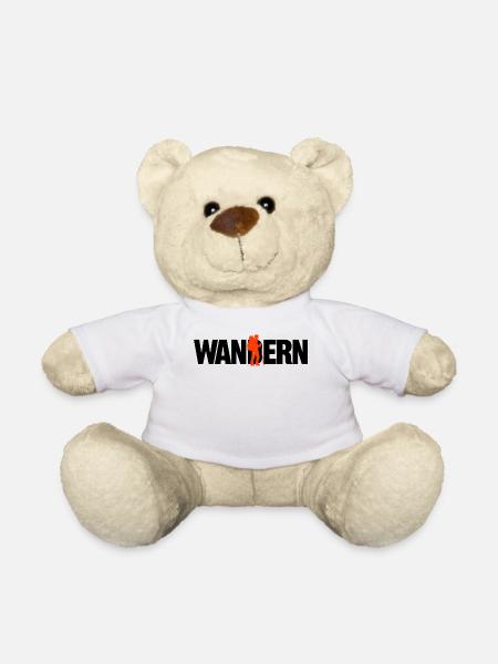 Bergwandern Wandern Berggipfel Statement Wanderer - Teddy - Weiß