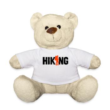 Via ferrata saying hiking mountain peaks climbing - Teddy Bear - white - Front