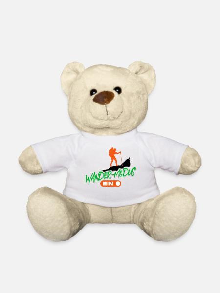 Gipfelkreuz Wandern Wanderung Bergsteigen Spruch - Teddy - Weiß