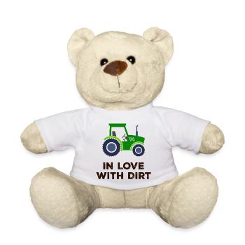 Agricultural Machinery Tractor Motor Vehicle Statement - Teddy Bear - white - Front