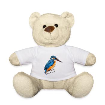 Kingfisher - Teddy Bear - white - Front