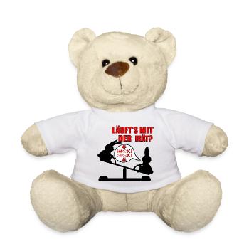 ABNEHMEN LUSTIG - DIÄT SPRÜCHE HUMOR - FEINGEFÜHL - Teddy - Weiß - Vorne