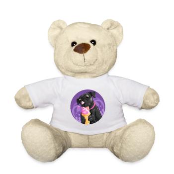 Gourmet puppy pink cream - Teddy Bear - white - Front
