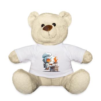 Cyber Cook - Teddy Bear - white - Front