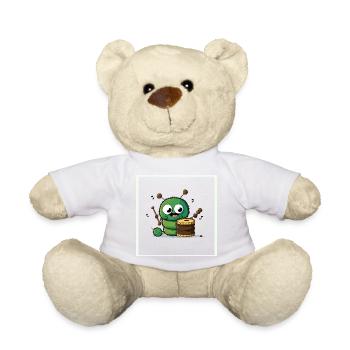 Rockin Caterpillar - Teddy Bear - white - Front
