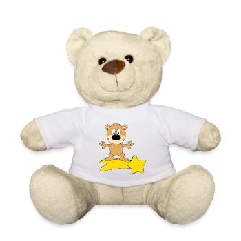 STERNSCHNUPPE - SURFER - TEDDY - BÄR - TEDDYBÄR - Teddy - Weiß - Vorne