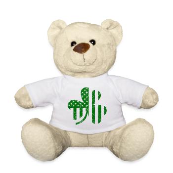Trèfle drapeau américain - Nounours - blanc - Devant