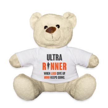 Ultra Runner. Lorsque les jambes abandonnent, l’ continue. - Nounours - blanc - Devant