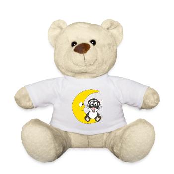TIER - FRETTCHEN - MOND - KIND - BABY - Teddy - Weiß - Vorne