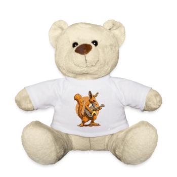 Rockin Kangaroo - Teddy Bear - white - Front
