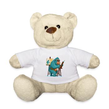 Monkey Meisterwerk - Teddy - Weiß - Vorne
