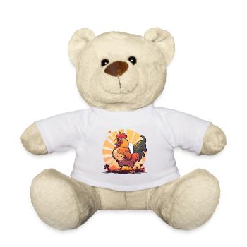 Early Riser - Teddy Bear - white - Front