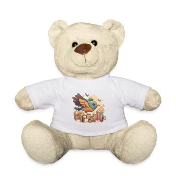 City Flyer - Teddy Bear - white - Front