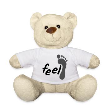feel barefoot; Feel barefoot (2-colored) - Teddy Bear - white - Front