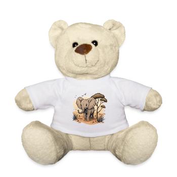 Giant of the Savanna - Teddy Bear - white - Front