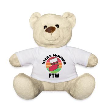 Watch Movie Night Movies Streaming Cinema - Teddy Bear - white - Front