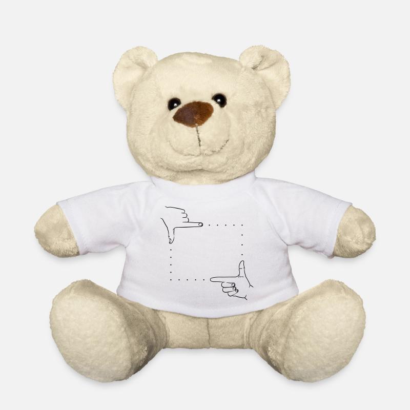 Handzeichen Bildausschnitt - Teddy - Weiß