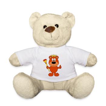 TEDDYBÄR - BÄR - TEDDY - KÖNIG - TIERISCH - GUT - Teddy - Weiß - Vorne
