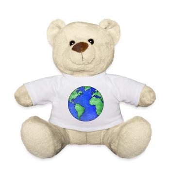 Unser Planet die Erde - Teddy - Weiß - Vorne