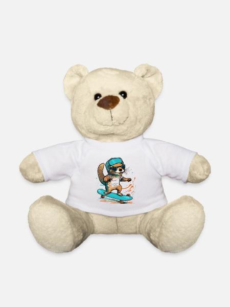 Otter-Skateboarding - Teddy - Weiß