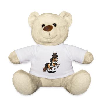 Cheval de dressage - Nounours - blanc - Devant