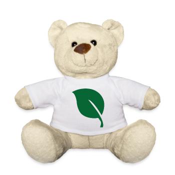 Feuille feuille - Nounours - blanc - Devant