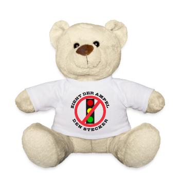 Zieht der Ampel den Stecker - Teddy - Weiß - Vorne