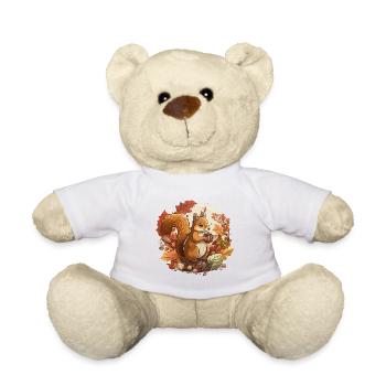 Récolte d’écureuils - Nounours - blanc - Devant