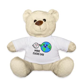 Mutter Natur Erde Statement Umweltschutz Umwelt - Teddy - Weiß - Vorne