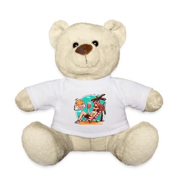 Island Vibes - Teddy Bear - white - Front