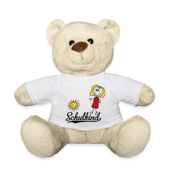 Schulkind - Teddy - Weiß - Vorne