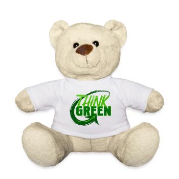 Nature respectueuse de l’environnement Terre Mère Environnement Dicton - Nounours - blanc - Devant