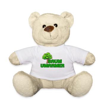 Umwelt Baum Mutter Natur Statement Naturschutz - Teddy - Weiß - Vorne