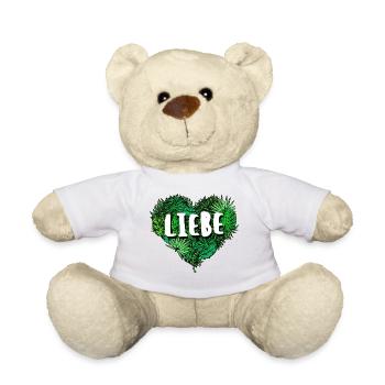 Umwelt Spruch Herz Umweltschützer Natur Erde - Teddy - Weiß - Vorne