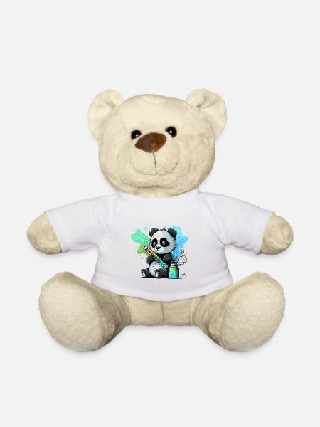 Panda Dampfer - Teddy - Weiß