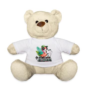 Groovy Pink Vogel - Teddy - Weiß - Vorne