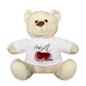 I Love Summer Kirsch Design süß - Teddy - Weiß - Vorne