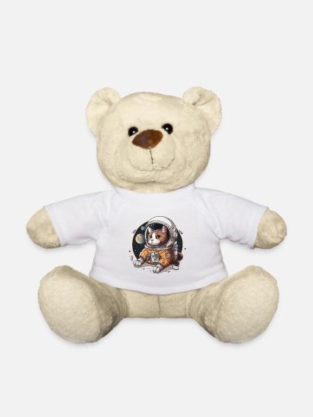 Kosmisches Abenteuer - Teddy - Weiß