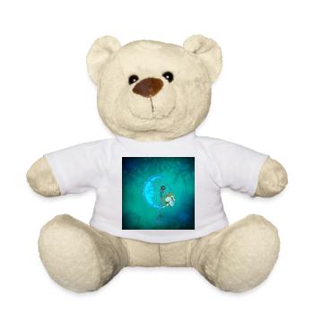 Kleine Fee auf dem Mond - Teddy - Weiß - Vorne