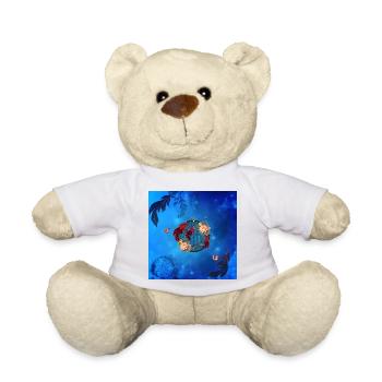 Merveilleux capteur de rêves et papillons. - Nounours - blanc - Devant