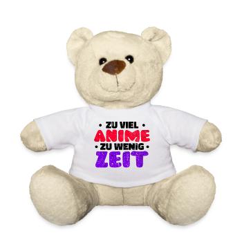 Japan Manga Anime Statement Comic Animation - Teddy - Weiß - Vorne