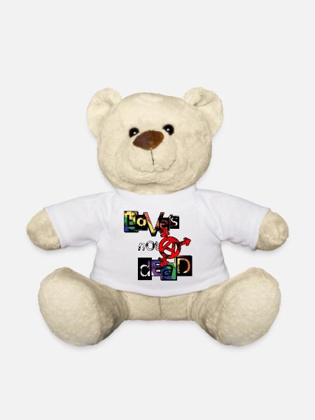 Bunte Vielfalt der Liebe und Identität - Teddy - Weiß