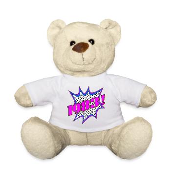 POPART YEAR OF BIRTH 1983 - Teddy Bear - white - Front