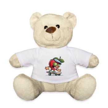 Apfel-Skater - Teddy - Weiß - Vorne