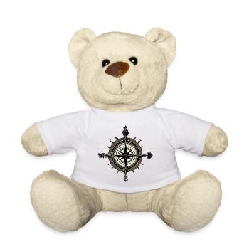 Compass - Teddy Bear - white - Front