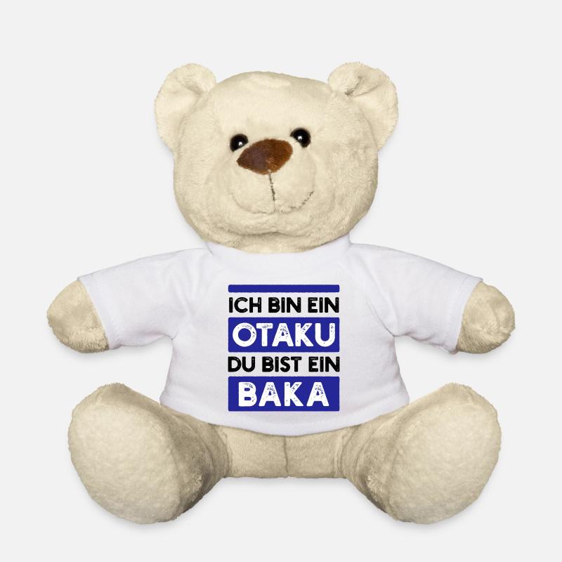 Japanisch Statement Manga Comic Anime Trickfilm - Teddy - Weiß